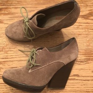 Levity Suede Loafer Pumps